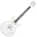 Daisy Rock Isis Guitar, White Ice