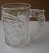 Search : Collectible Batman Forever Glass Drinking Cup Mug - 4 1/8 inches x 2 7/8 inches - Batman and Gotham City etched in on glass - From McDonalds