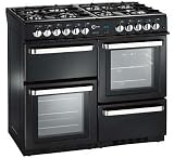 100cm Dual Fuel Rangecooker Black