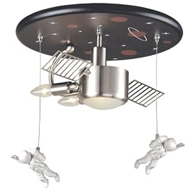 Space Station 16 Wide Ceiling Light Fixture