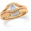14K Rose Gold Diamond Solitaire Engagement Ring - 0.75 Ct.