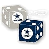 Rearview Mirror Fuzzy Dice - NFL Football - Dallas Cowboys