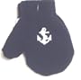A Pair of One Size Stretch Magic Mittens with Sewn in Patch of Applique' for Infants Ages 0-6 Months
