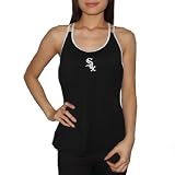 Womens MLB Chicago White Sox Soft & Comfortable Camisole / Summer Tank Top - Black (Size: L)