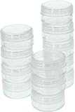 SE 87440BB 12 Plastic Storage Containers with Screw Top Lids