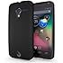 Moto X Case, Diztronic Matte Back Black Flexible TPU Case for Moto X (2013 Model Only) - Black - (MXP-DM-BLK)