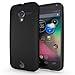 Diztronic Moto X Case, Matte Back Black Flexible TPU Case for Moto X (2013 Model Only) - Black - (MXP-DM-BLK)