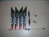 8500 8501 Sky King RC Helicopter Alloy King Helicopter Spare Parts Blades Set Balance Bar Tail Blade