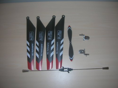 8500 8501 Sky King RC Helicopter Alloy King Helicopter Spare Parts Blades Set Balance Bar Tail Blade 8500 8501 Sky King RC Helicopter Alloy King Helicopter Spare Parts Blades Set Balance Bar Tail Blade