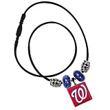 MLB Washington Nationals Life Tiles Necklace with Beads