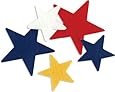 New Image Group FSSIF-03 Stick It Felt Shapes, Stars, 68-Pack