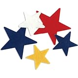 New Image Group FSSIF-03 Stick It Felt Shapes, Stars, 68-Pack