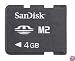 Sandisk 4GB M2 Memory Stick Micro (SDMSM2-4096, Bulk Package)