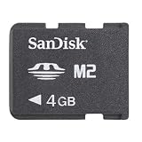 Sandisk 4GB M2 Memory Stick Micro (SDMSM2-4096, Bulk Package)