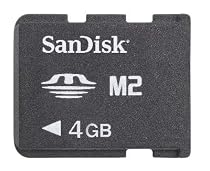 Sandisk 4GB M2 Memory Stick Micro (SDMSM2-4096/004G, Bulk Package)