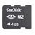 Sandisk 4GB M2 Memory Stick Micro (SDMSM2-4096/004G, Bulk Package)