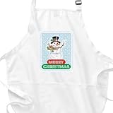 Christmas Snowman - Seasonal and Holidays BBQ Apron