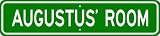AUGUSTUS ROOM SIGN - Personalized Gift Boy or Girl, Aluminum