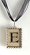 Monogram Pendant Necklace - E Monogram Pendant Necklace - E