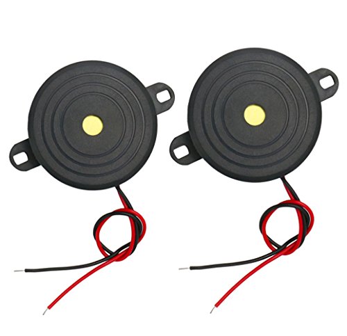 Sookoo 2 pack dc 9-15v hyd-4218 active piezo electronic alarm buz…