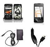 Samsung Galaxy Prevail (Boost Mobile) Premium Combo Pack - Black and Silver ....