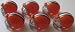 NFL Football Mini Helmets Cleveland Browns Vending Toys Pack of 6 They Are Great for on Cakes