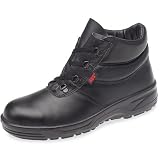 ABS 232P Mens Black Water Resistant Safety Leather Chukka Boots With Steel Toe Caps