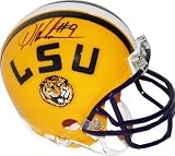 Devery Henderson Autographed/Hand Signed LSU Tigers Replica Mini Helmet