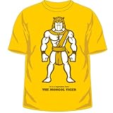 闘将!!拉麺男 モンゴルタイガースTシャツ マスタード サイズ:M