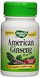 Nature's Way American Ginseng Root 50 Capsules