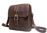 Le Donne Leather Distressed Leather Men's Bag (Chocolate)