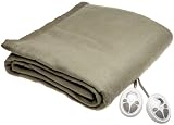 Sunbeam Imperial Nights ComfortSet Digital Controller Heated Electric Queen Blanket Willow