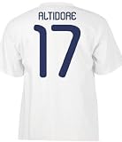 41%2Bi4F%2BPqOL. SL160  Joey Altidore USA 2010 World Cup Futbol / Soccer White Jersey Name And Number Youth T Shirt