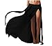 Bestyou® Women's Side Slit Mesh Maxi Skirt Swimsuit Cover Ups (Black)