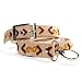 Fair Trade Hand-Embroidered Leather Dog Collar & Leash - Tan