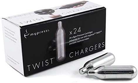 Mypressi Twist Stainless Steel Replacement N2O Chargers, Pack of 24 by Mypressi