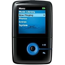 Creative Zen V 4GB MP3 Player with Colour Screen - Black/Blue