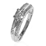 10k White Gold Diamond Promise Ring (1/4 cttw), Size 7