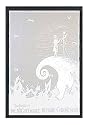 Neca Nightmare Before Christmas Etched "Jack & Sally" Mirror