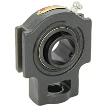Sealmaster ST-23 Take-Up Unit, Standard Duty, Regreasable, Setscrew Locking Collar, Felt Seals, Cast Iron Housing, 1-7/16" Bore, 17/32" Slot Width, 3-1/2" Between Frames