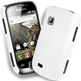 Weiß Hybrid Hard Case Cover für Samsung Galaxy Fit S5670 + Screen Protector