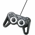 ELECOM PS3�p USB�Q�[���p�b�h PS3�Q�[���p 12�{�^�� �U�� �A�� ���ϋv �u���b�N JC-GMU3312SPBK