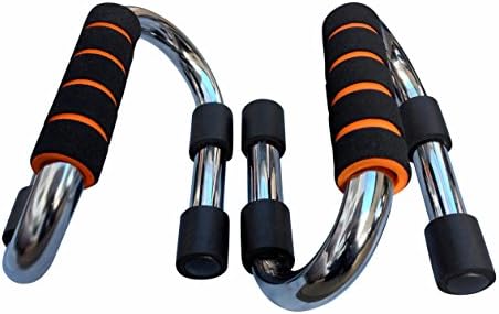 Maximiza Push-up Bars - The Perfect Upperbody Workout Equipment Includes Pushup Stand Suitable for any Training Program for Men or Women, Home and Travel with Comfortable Grip in 2 Sizes and Non-slip Bars