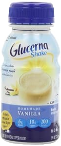 Glucerna Shake Homemade Vanilla, 8 Ounce Bottles (Pack of 24)