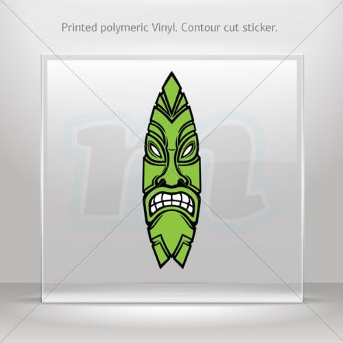 Sticker Decal Tiki Surfboard Decoration Bike Motorbike Bicycle Vehicle ATV cars Garage 0500 ZK33X