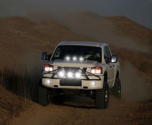 Klarheit Hid Off Road Jeep SUV Driving Lights Spot Pencil Lights Driving Light 55w 4500lm 4 Inch 2 Pcs Color Black with Universal Wire Wiring Harness Kit 1 Pcs