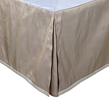 Bliss Living Bedding Lucca King Bedskirt, Bronze