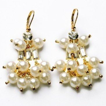 GDShop New Arrival Fashion New Handmade Pearl Elegant All-match Earring Design Earring Wedding Jewelry Factory