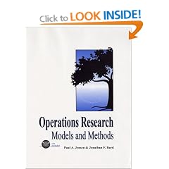 Operations Research Models and Methods