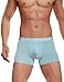 David Archy Men's 4 Pack Comfy Micro Modal Trunks(S, Skyblue-Stripe)